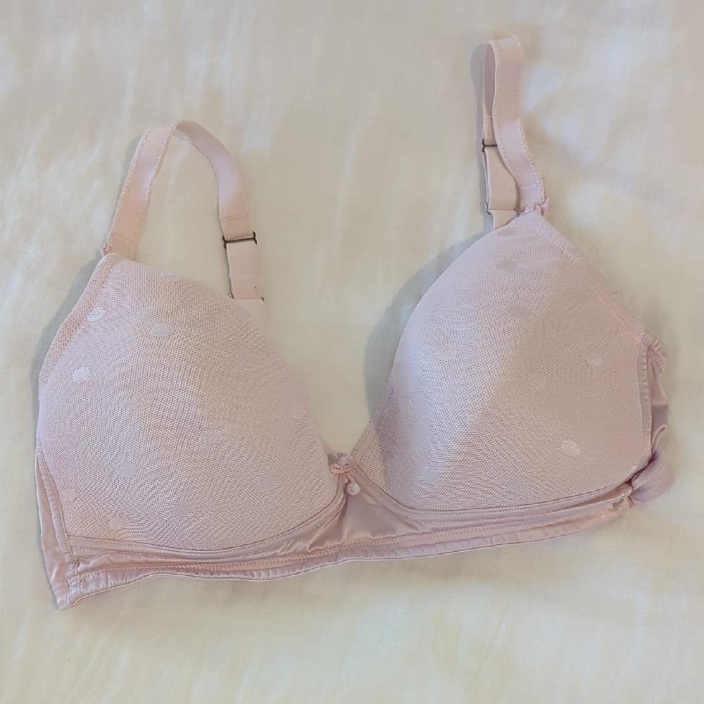 Cake Lingerie Mousse Padded Plunge Pink Nursing Bra
